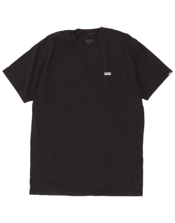 Vans Mens Classic Fit T-Shirt Top Medium Black Cotton