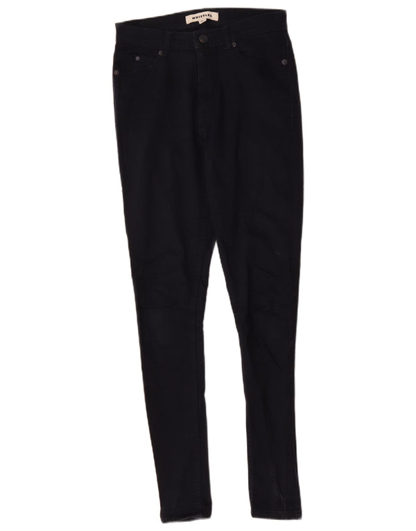 Whistles Womens Skinny Jeans W26 L29 Navy Blue Cotton