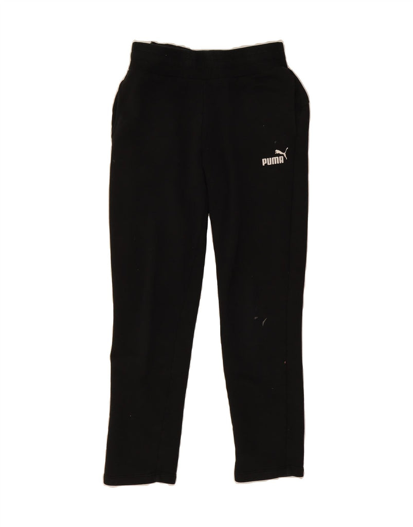 PUMA Womens Tracksuit Trousers UK 10 Small Black Cotton Vintage Puma and Second-Hand Puma from Messina Hembry 