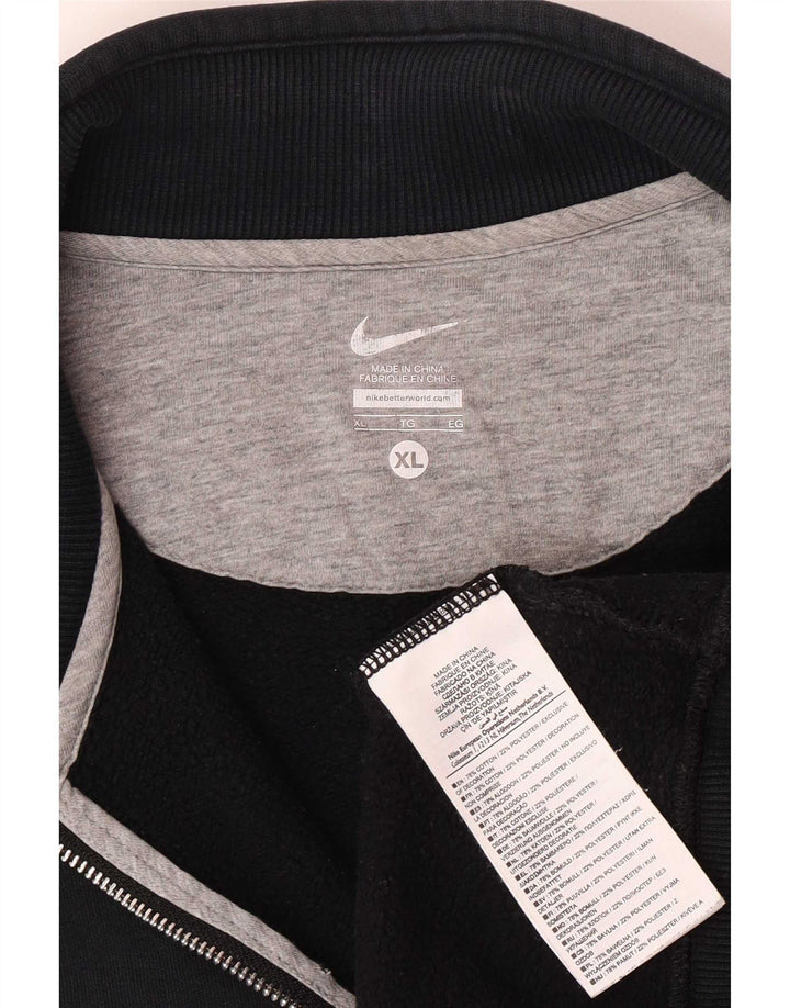 Nike Mens Tracksuit Top Jacket XL Navy Blue Cotton