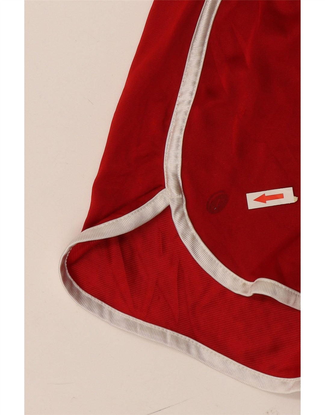 Russell Athletic Womens Sport Shorts UK 10 Small  Red Polyester