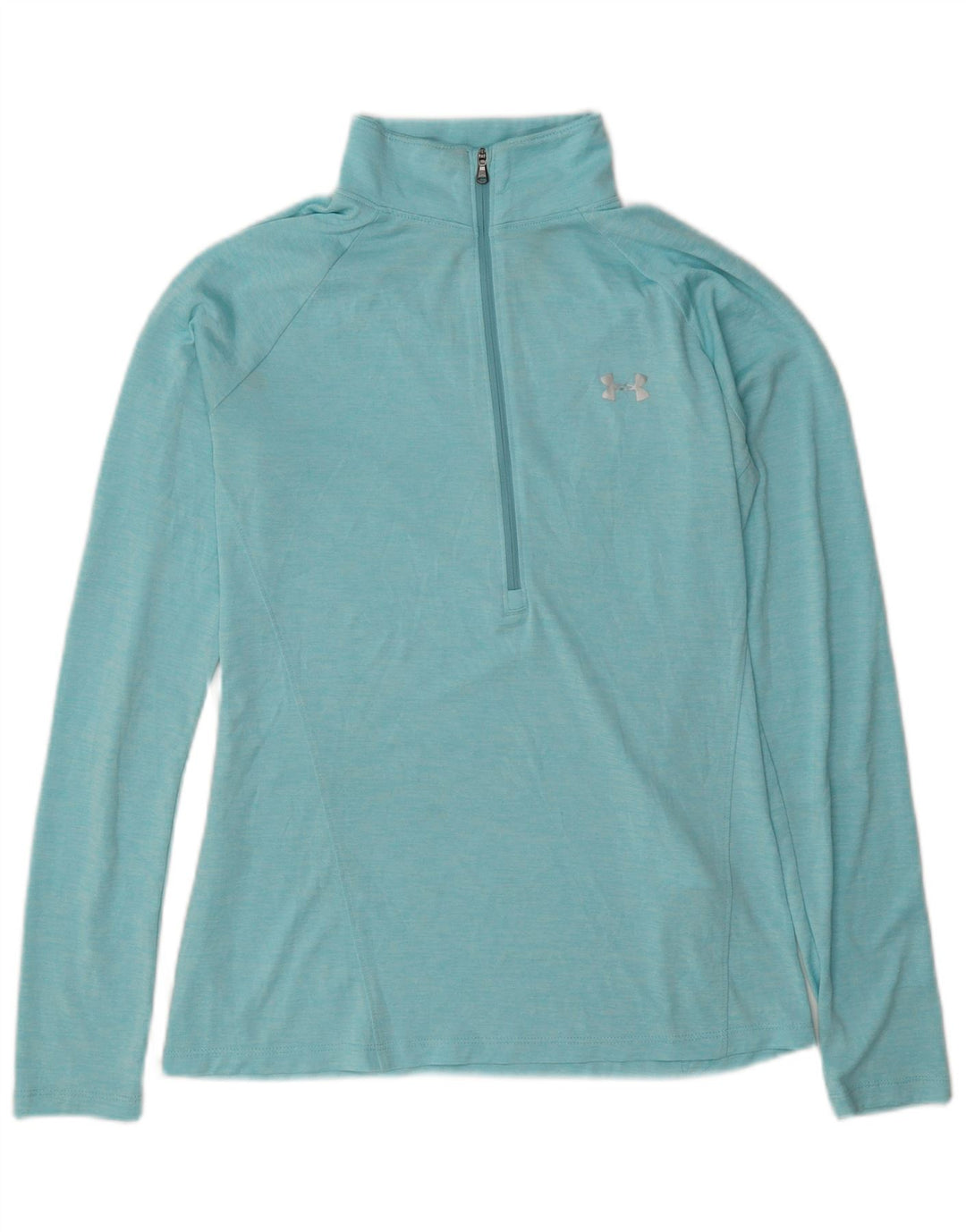 Under Armour Womens Heat Gear Pullover Tracksuit Top UK 14 Medium Blue