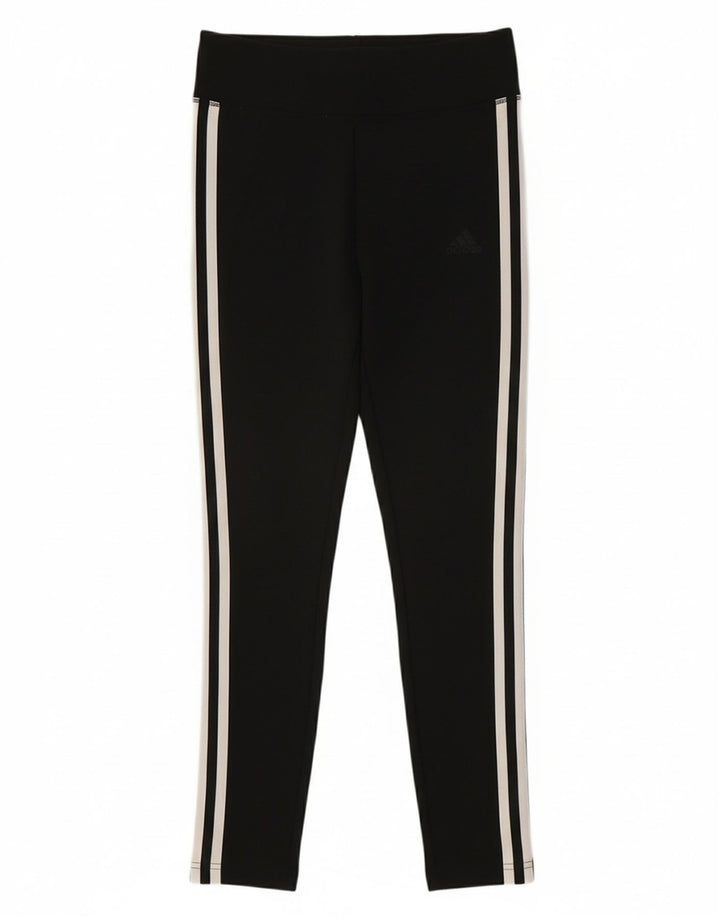 ADIDAS Womens Climalite Leggings UK 4/6 XS Black Polyester