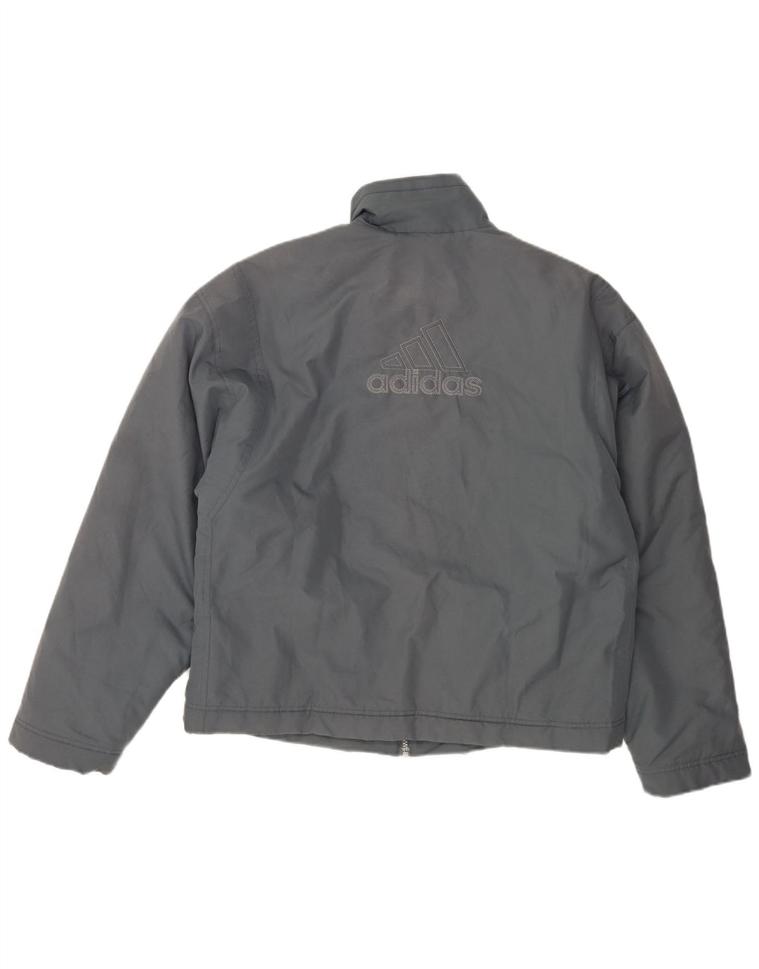 Adidas Mens Graphic Loose Fit Windbreaker Jacket UK 40/42 Medium Grey