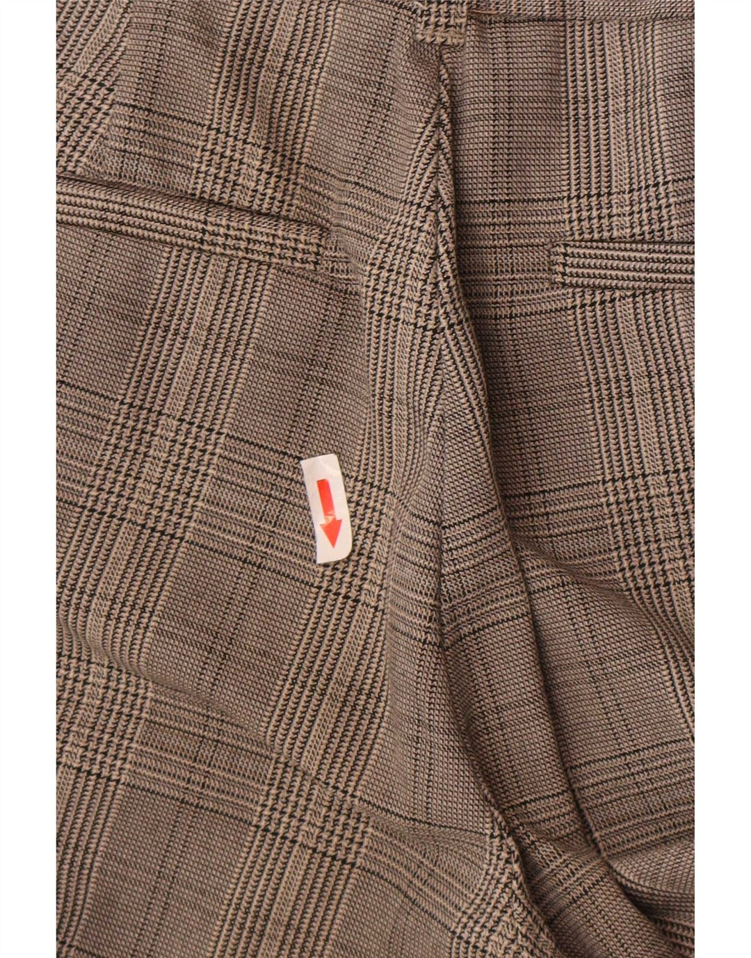Zara Womens Slim Chino Trousers Small W26 L25 Grey Check