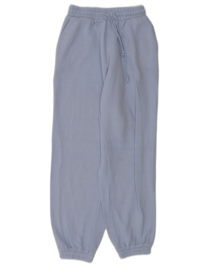 Zara Womens Tracksuit Trousers Joggers UK 10 Small Blue Polyester