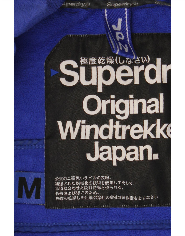 SUPERDRY Mens The Windtrekker Hooded Windbreaker Jacket UK 38 Medium Grey