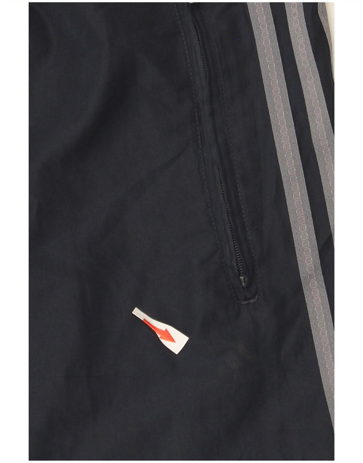 Adidas Mens Bermuda Sport Shorts Medium  Navy Blue Colourblock Polyester