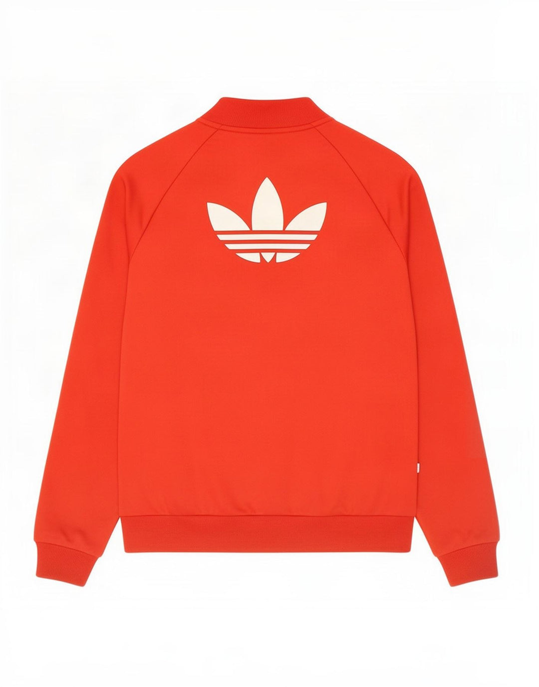 Adidas Womens Graphic Tracksuit Top Jacket UK 12 Medium Red Polyester