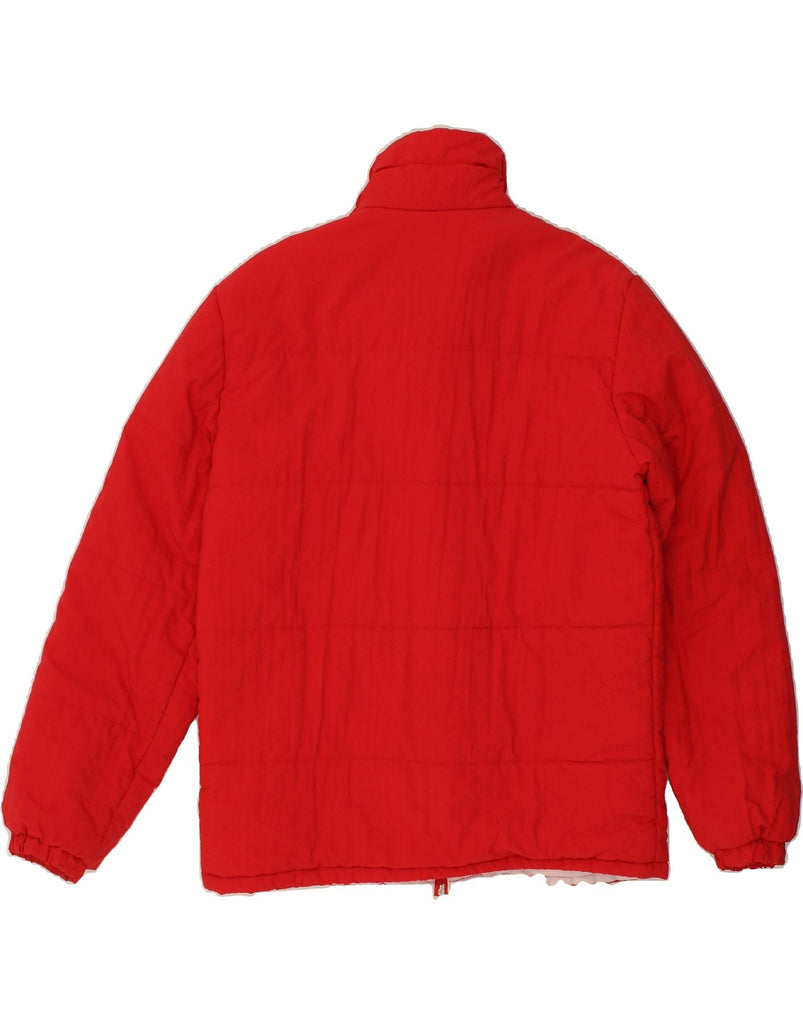 VINTAGE Mens Padded Jacket UK 38 Medium Red Nylon | Vintage Vintage | Thrift | Second-Hand Vintage | Used Clothing | Messina Hembry 