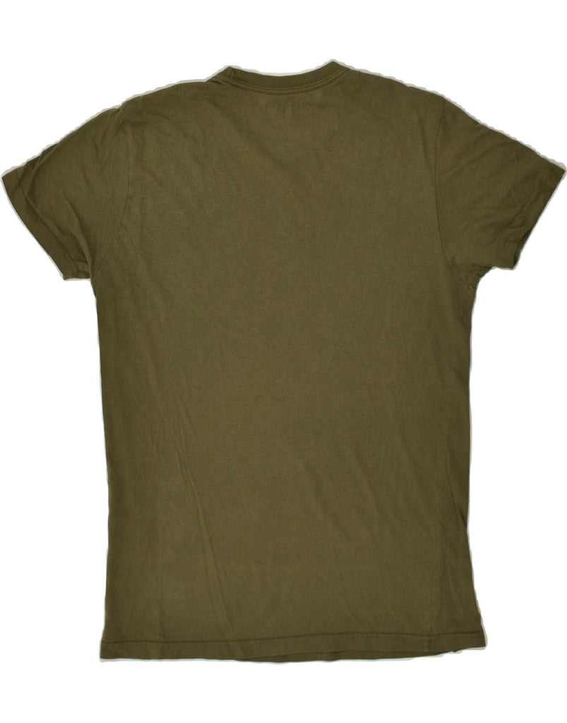 BILLABONG Mens Graphic T-Shirt Top Small Khaki Cotton | Vintage Billabong | Thrift | Second-Hand Billabong | Used Clothing | Messina Hembry 