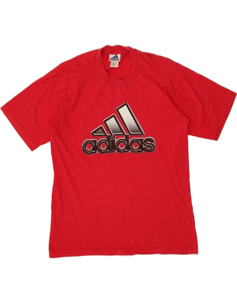 ADIDAS Mens Graphic T-Shirt Top Medium Red | Vintage Adidas | Thrift | Second-Hand Adidas | Used Clothing | Messina Hembry 