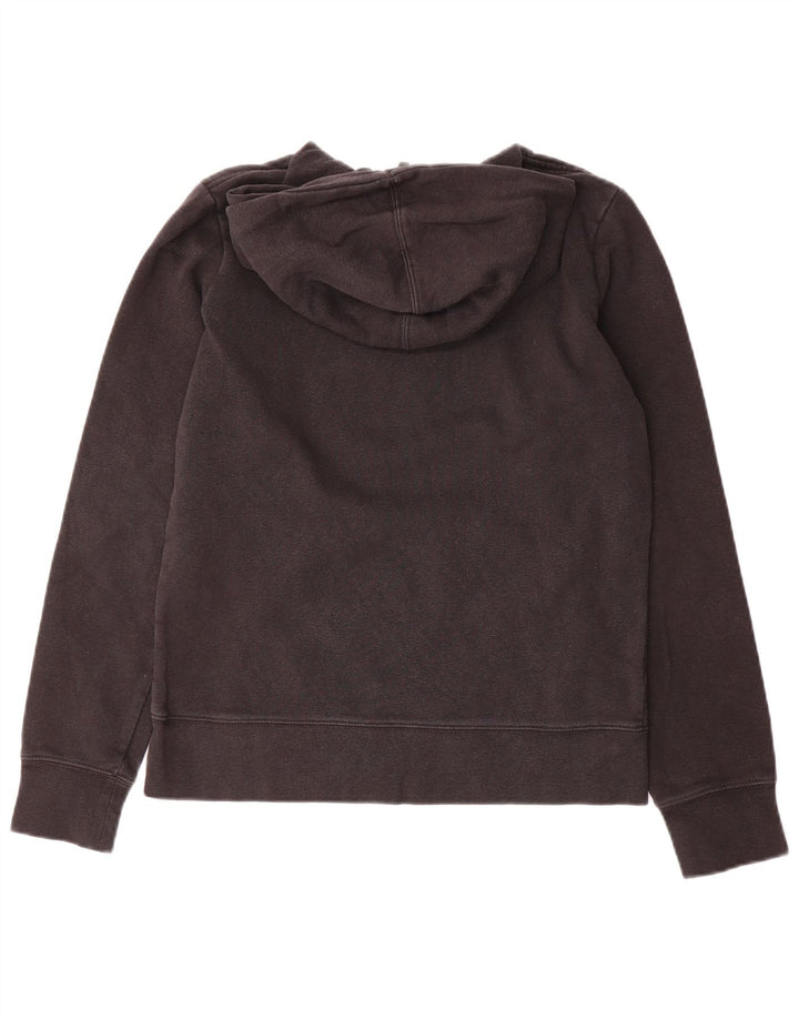 THE NORTH FACE Womens Oversized Graphic Hoodie Jumper UK 10 Small Black