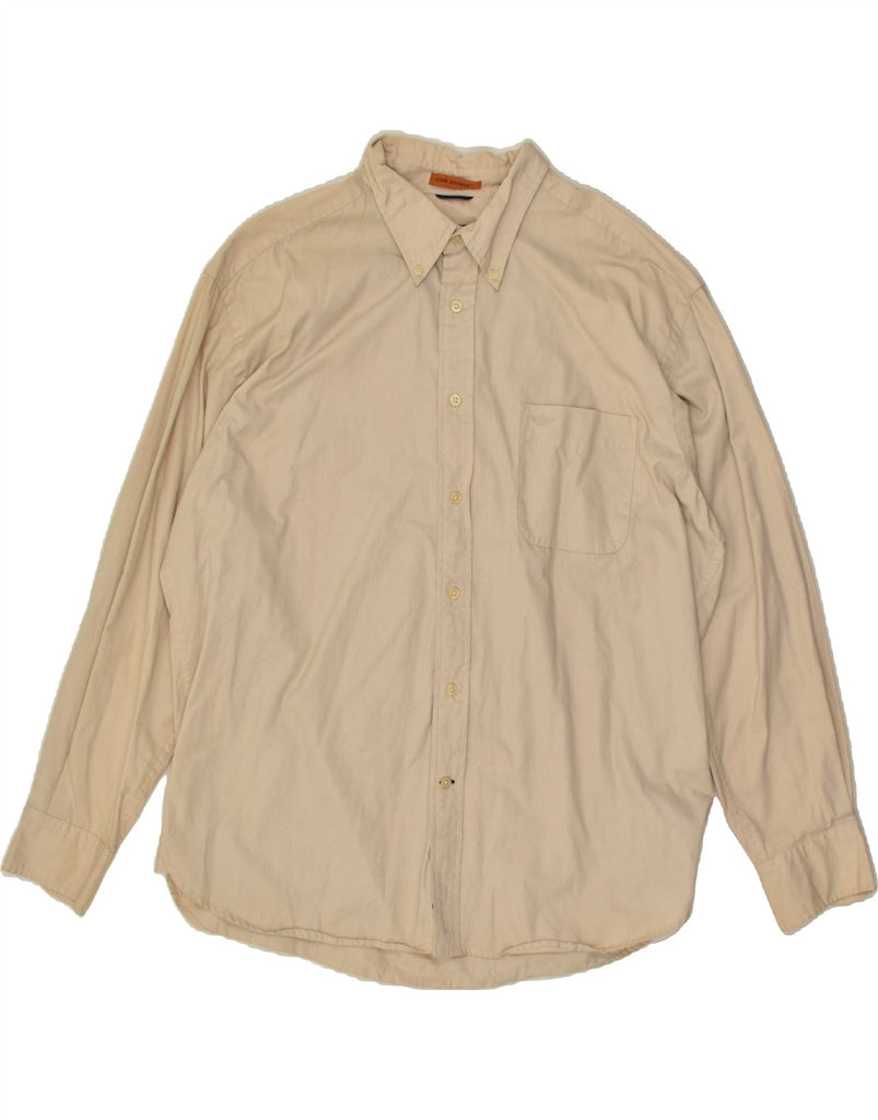 DOCKERS Mens Shirt XL Beige Cotton | Vintage Dockers | Thrift | Second-Hand Dockers | Used Clothing | Messina Hembry 