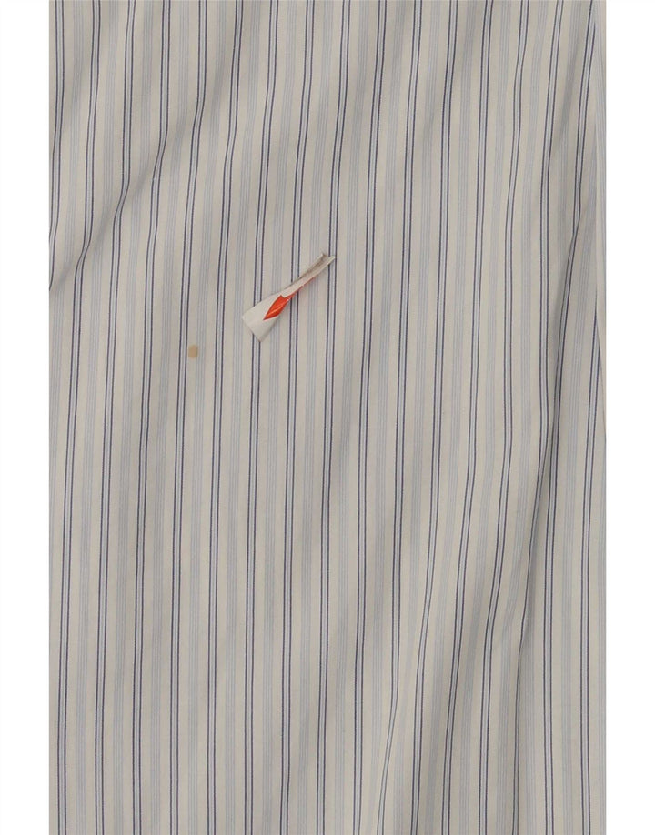 Tommy Hilfiger Mens Shirt Large Blue Pinstripe Cotton