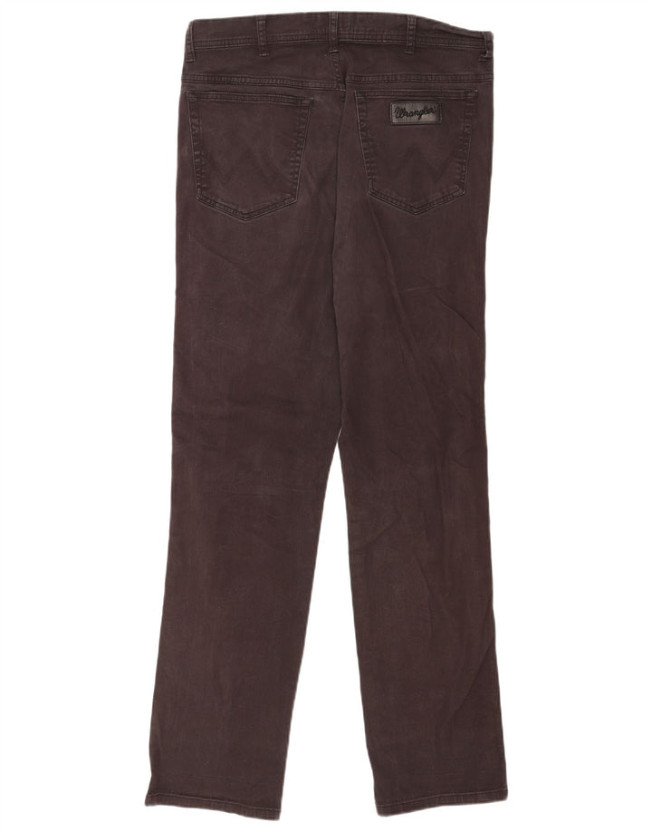 Wrangler Mens Texas Straight Jeans W34 L34 Grey Cotton