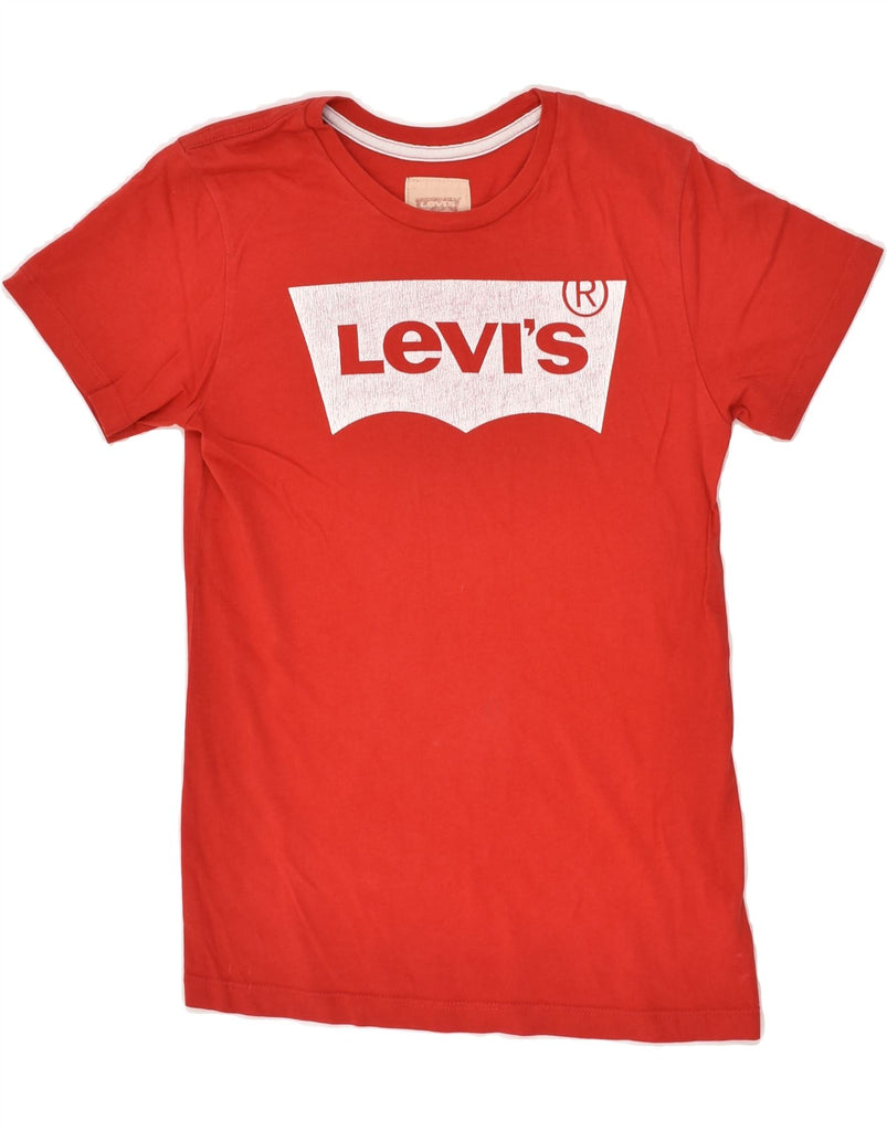 LEVI'S Boys Graphic T-Shirt Top 11-12 Years Red Cotton | Vintage Levi's | Thrift | Second-Hand Levi's | Used Clothing | Messina Hembry 