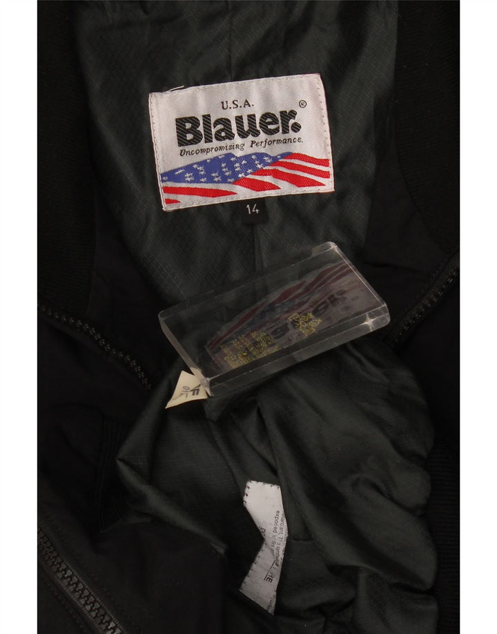 Blauer Boys Bomber Jacket 13-14 Years Black Polyamide
