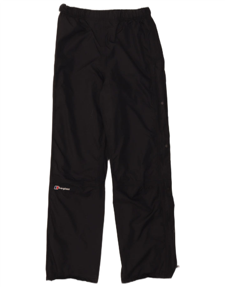 BERGHAUS Womens Tracksuit Trousers UK 12 Medium  Black Nylon
