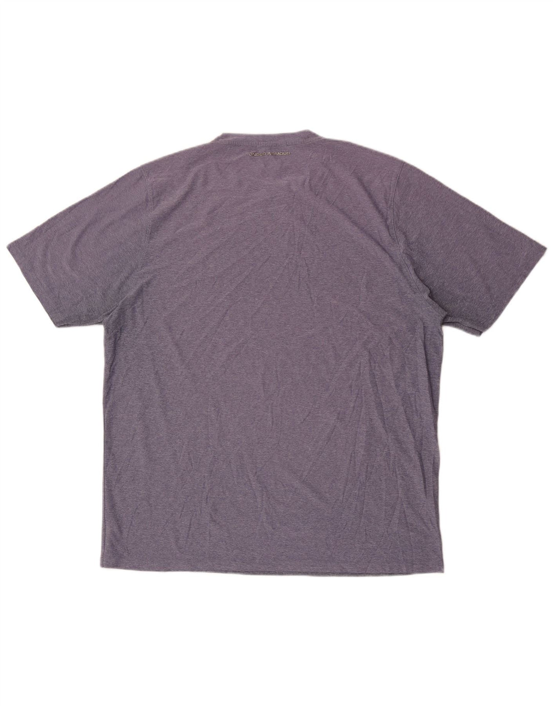 UNDER ARMOUR Mens T-Shirt Top XL Purple Flecked