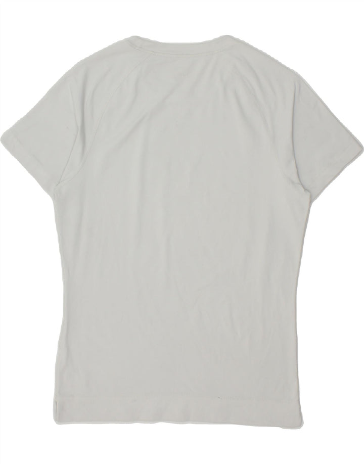 CHAMPION Womens Graphic T-Shirt Top UK 18 XL White Polyamide Vintage Champion and Second-Hand Champion from Messina Hembry 