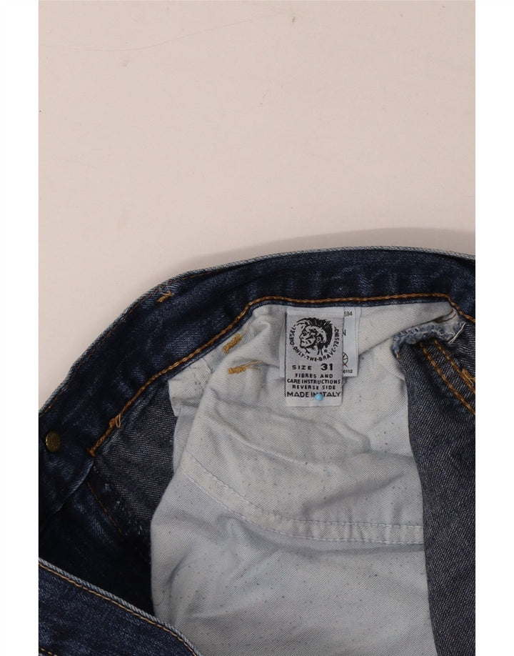 Diesel Mens Bootcut Jeans W31 L28 Blue Cotton