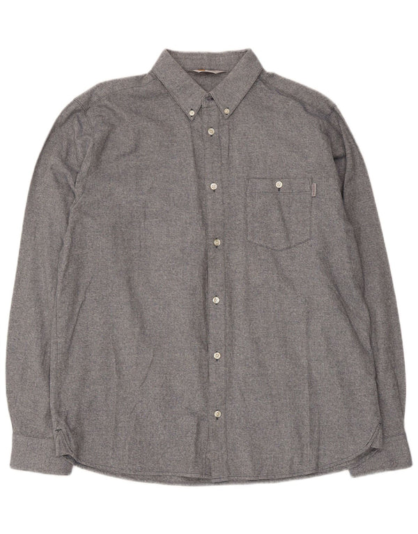 Carhartt Mens Shirt XL Grey Cotton