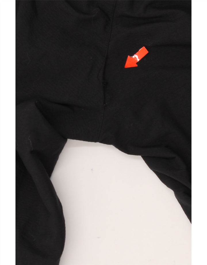 ADIDAS Mens Straight Capri Trousers W32 L22 Black Polyamide Vintage Adidas and Second-Hand Adidas from Messina Hembry 