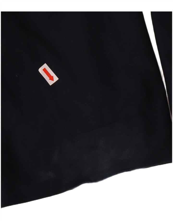 BROOKS BROTHERS Womens Casual Trousers UK 12 Medium W30 L32 Navy Blue