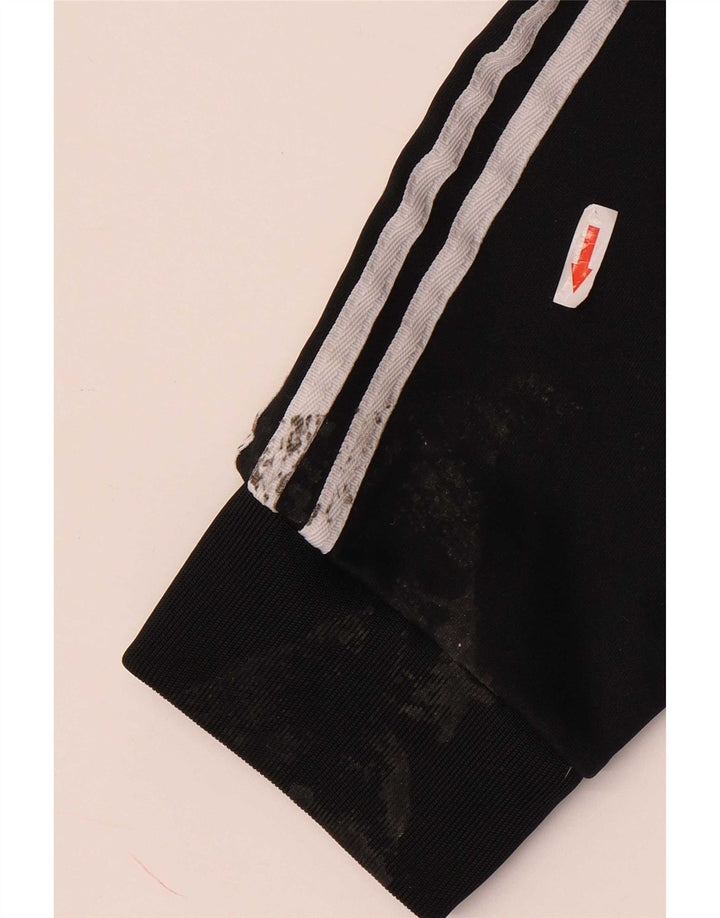 Adidas Mens Tracksuit Trousers Joggers Medium Black Polyester