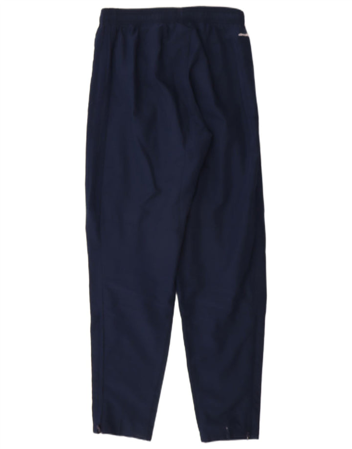 ADIDAS Mens Climalite Tracksuit Trousers Small  Navy Blue Polyester