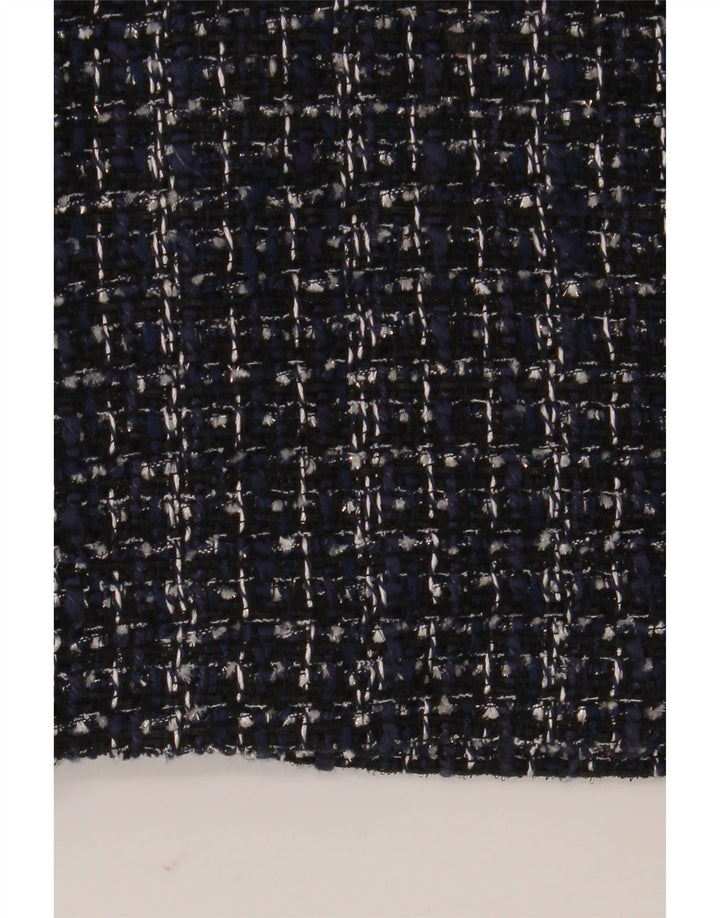 Dkny Womens Pencil Skirt US 12 Large W34  Navy Blue Flecked Polyester