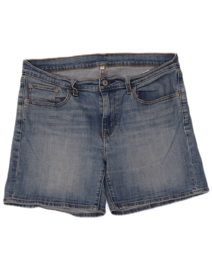 LEVI'S Womens Denim Shorts W31 Medium Blue Cotton