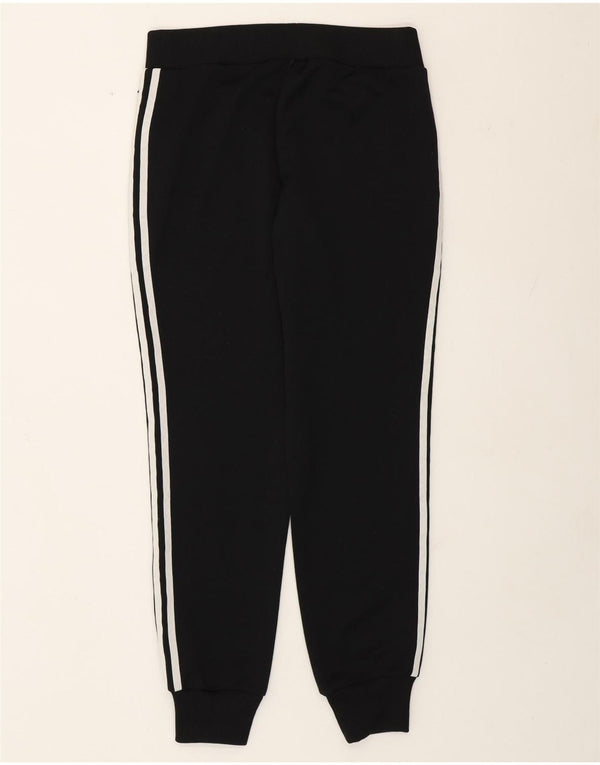 Adidas Womens Tracksuit Trousers Joggers UK 12 Medium Black Polyester