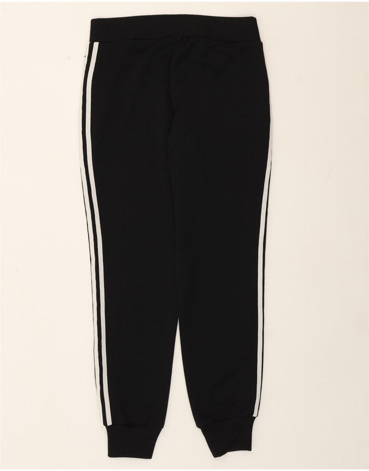 Adidas Womens Tracksuit Trousers Joggers UK 12 Medium Black Polyester