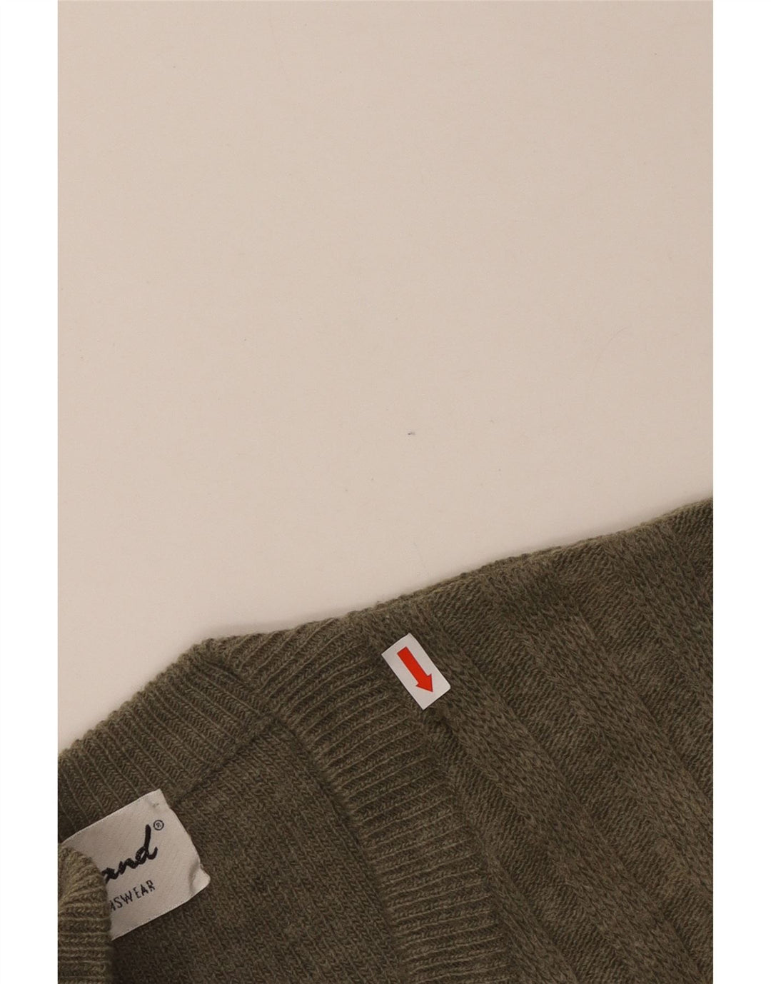 KIRKLAND Mens Vest Tank Top IT 52 Large Khaki Colourblock