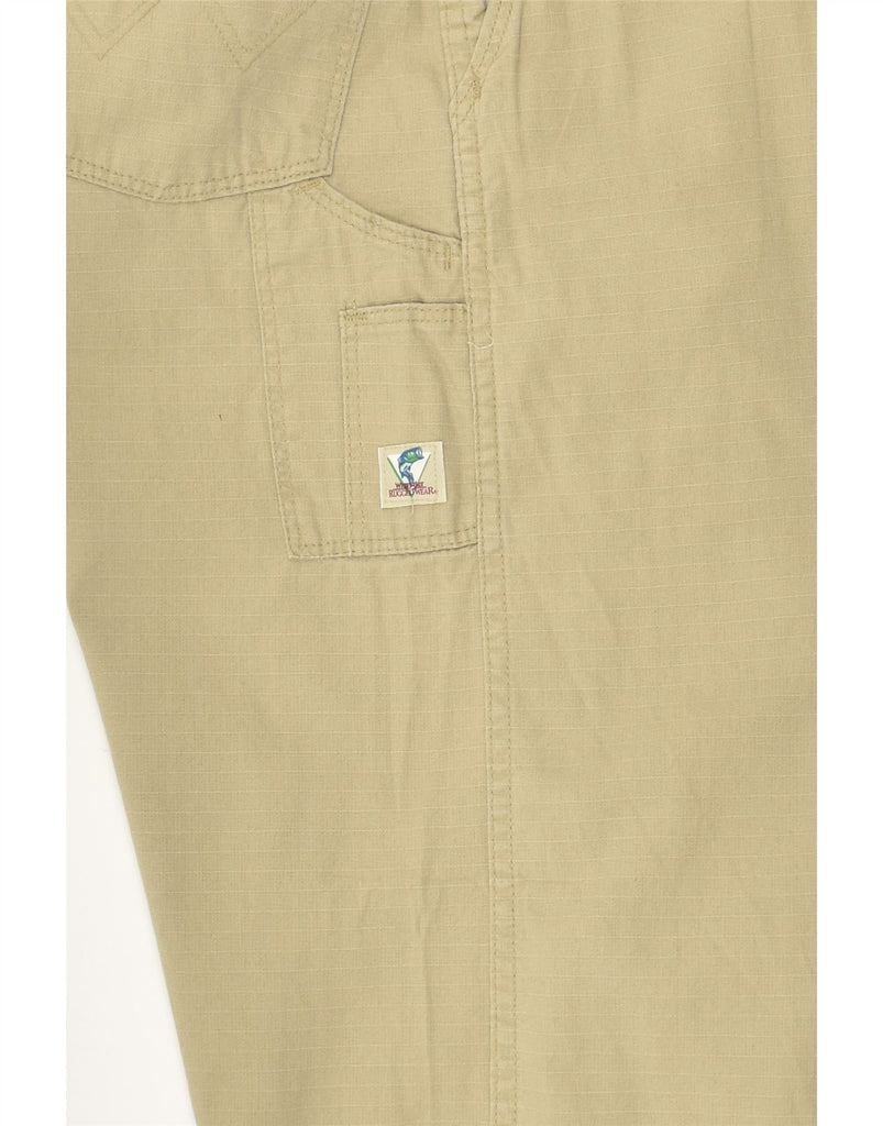 WRANGLER Mens Tapered Cargo Trousers W42 L30 Khaki Cotton | Vintage Wrangler | Thrift | Second-Hand Wrangler | Used Clothing | Messina Hembry 