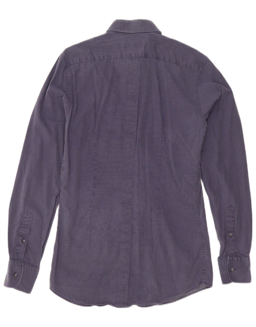 Reiss Mens Shirt Small Navy Blue Spotted