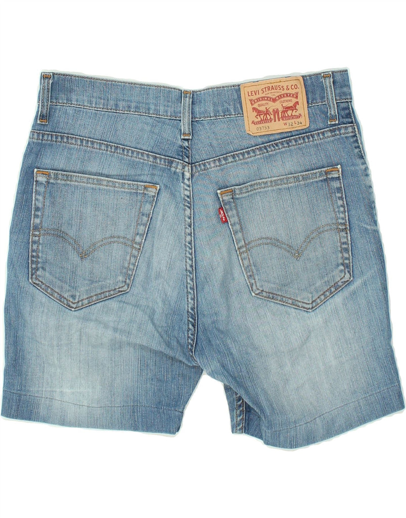 LEVI'S Mens Denim Shorts W32 Medium Blue Cotton | Vintage Levi's | Thrift | Second-Hand Levi's | Used Clothing | Messina Hembry 