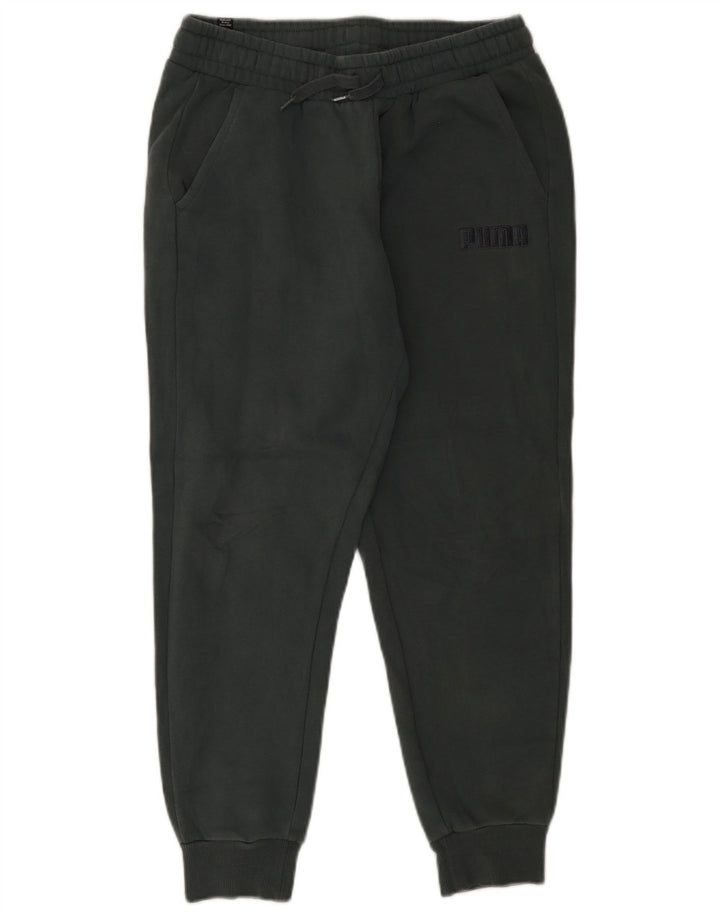 Puma Mens Tracksuit Trousers Joggers Medium Green Cotton