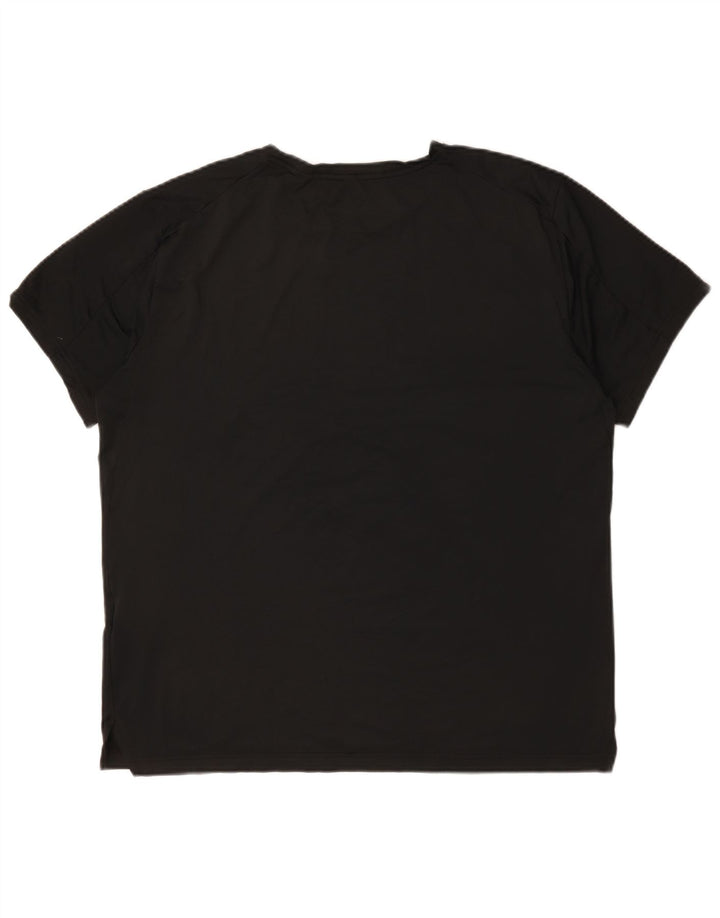 Nike Mens Dri Fit Standard Fit Graphic T-Shirt Top Large Black Polyester