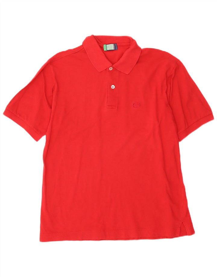 Sergio Tacchini Mens Polo Shirt Large Red