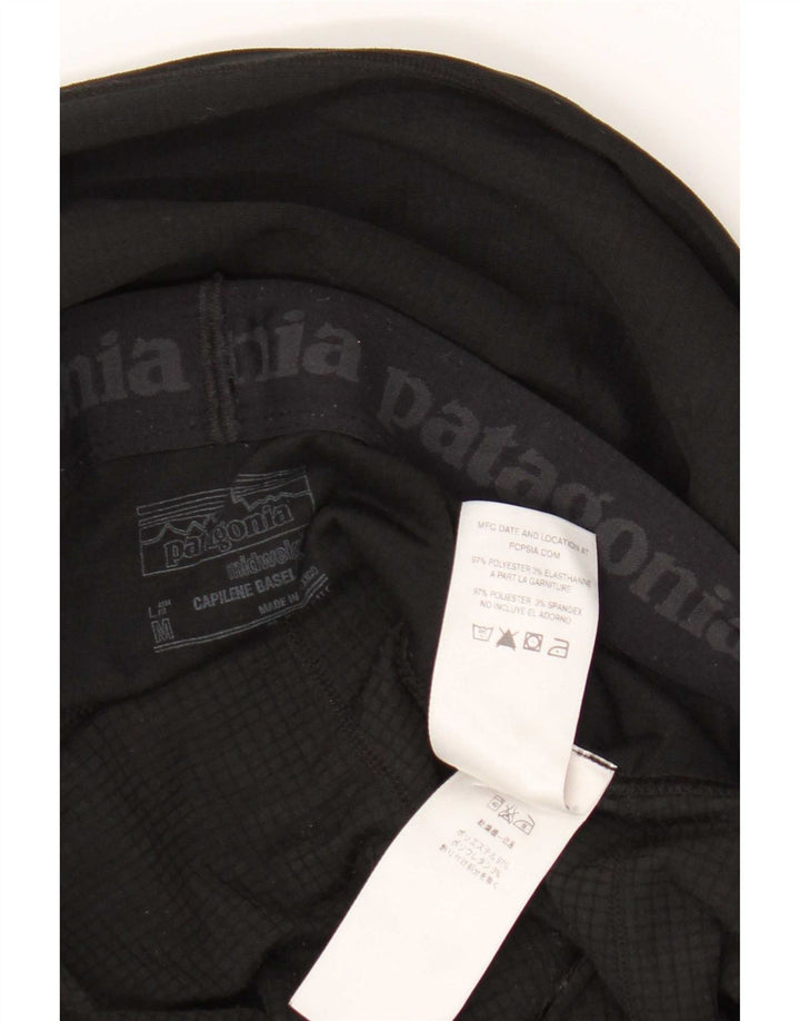 Patagonia Womens Leggings UK 14 Medium Black Polyester