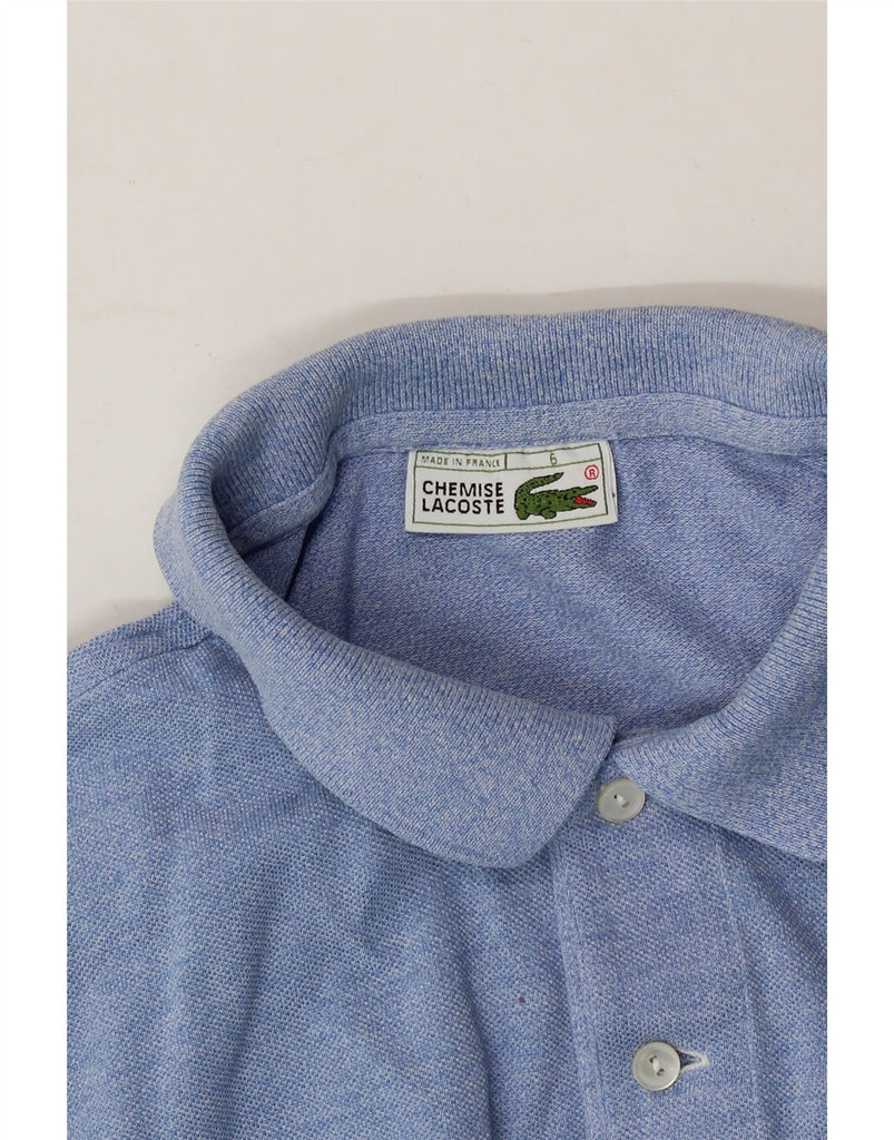 LACOSTE Mens Polo Shirt Size 6 XL Blue Cotton Vintage Lacoste and Second-Hand Lacoste from Messina Hembry 