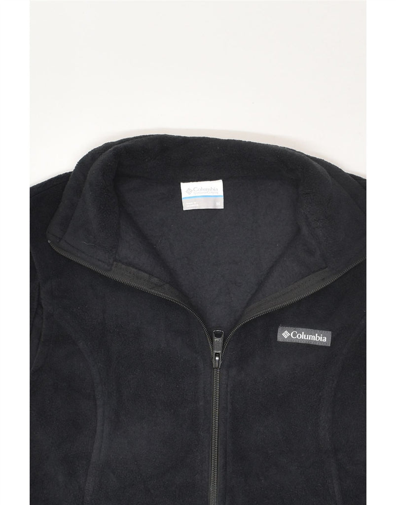 COLUMBIA Womens Fleece Gilet UK 14 Medium Black | Vintage Columbia | Thrift | Second-Hand Columbia | Used Clothing | Messina Hembry 