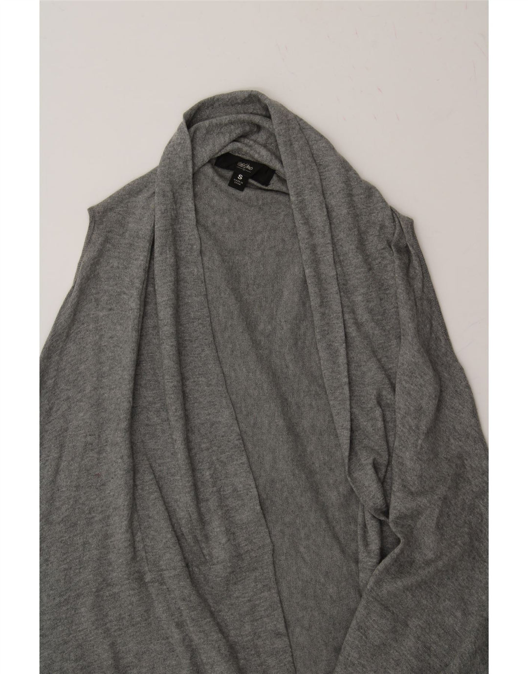 MOSSIMO Womens Sleeveless Cardigan Sweater UK 10 Small Grey Vintage Mossimo and Second-Hand Mossimo from Messina Hembry 