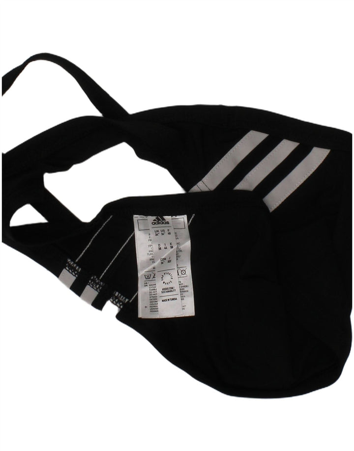 Adidas Womens Sport Bra Top Medium Black Polyamide Sports