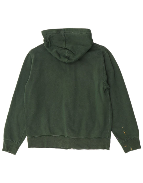 Polo Ralph Lauren Boys Graphic Zip Hoodie Sweater 14-15 Years Large Green