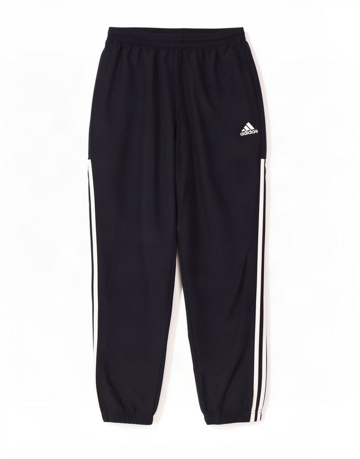 Adidas Mens Tracksuit Trousers Joggers Medium Navy Blue Polyester