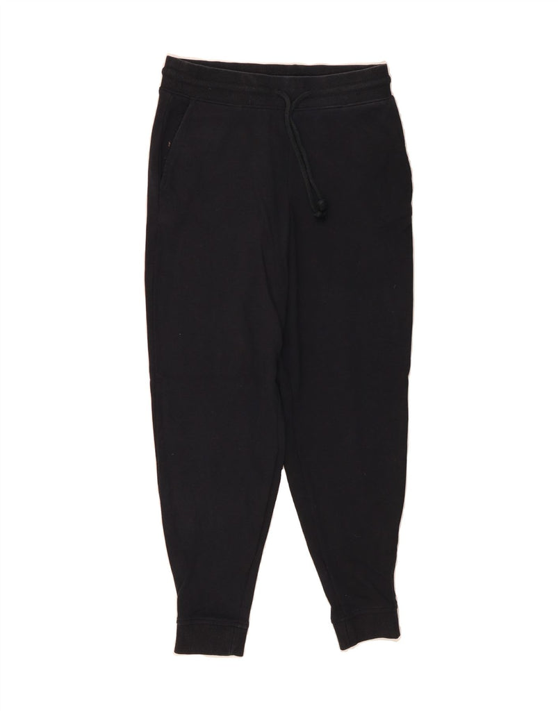 MARKS & SPENCER Womens Tracksuit Trousers Joggers UK 10 Small  Black Vintage Marks & Spencer and Second-Hand Marks & Spencer from Messina Hembry 